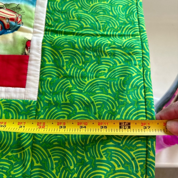 Baby Quilt handmade 37.5X37.5 beautiful brand new - Picture 5 of 8